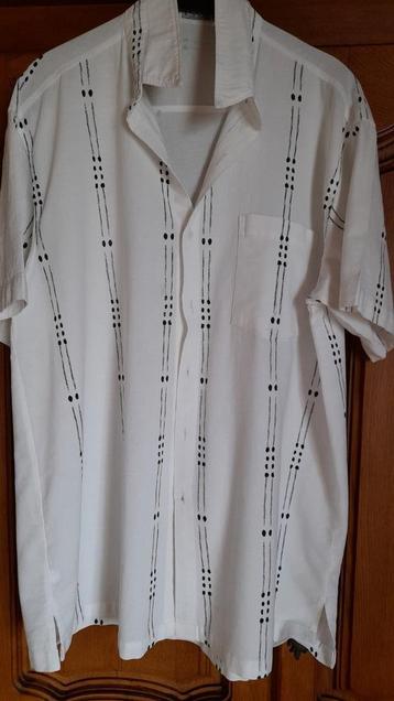 Chemise pour homme, blanc vif, manches courtes, XXL, Enlèvement ou Envoi, Comme neuf, Blanc, Equivoque