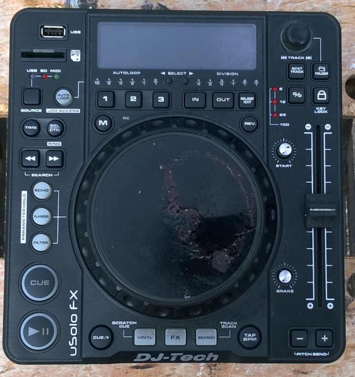 Media-speler DJ-Tech Usolo-FX, Audio, Tv en Foto, Cd-spelers, Zo goed als nieuw, Overige merken, Ophalen of Verzenden