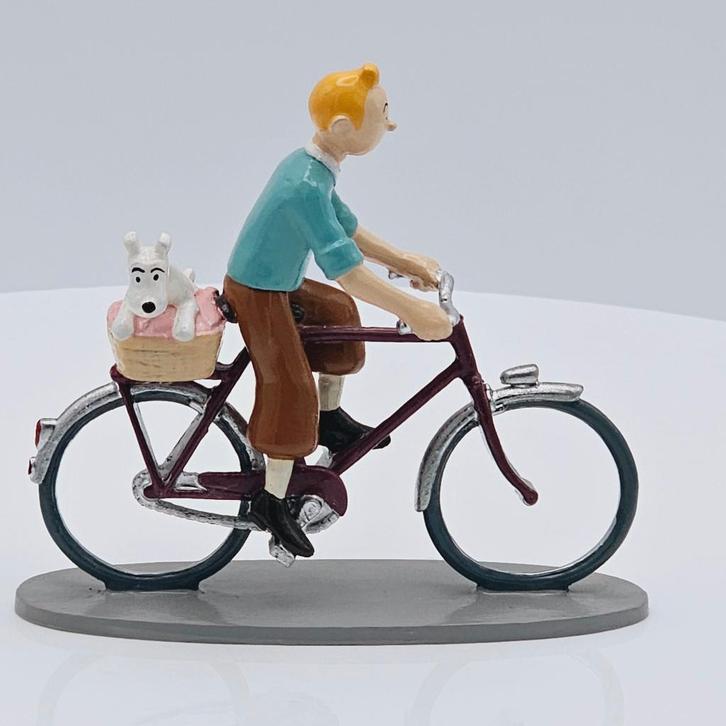 LES BIJOUX DE LA CASTAFIORE " TIntin et Milou à vélo, Collections, Personnages de BD, Comme neuf, Tintin, Enlèvement