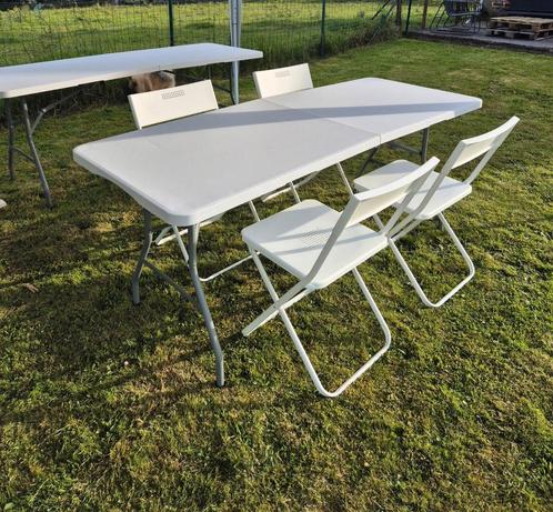 Tables et chaises location, Caravans en Kamperen, Kampeermeubelen, Zo goed als nieuw, Ophalen of Verzenden