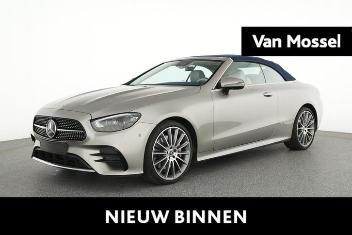 Mercedes-Benz E 300 AMG Line Cabriolet + LEDER + AIR BODY CO, Auto's, Mercedes-Benz, Bedrijf, Te koop, E-Klasse, 360° camera, ABS