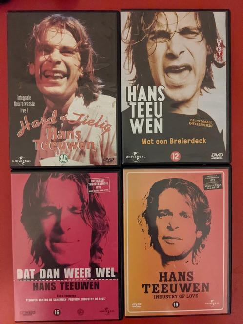 4 Zaalshows van Hans Teeuwen op DVD!!! TOPSTAAT!!!, Cd's en Dvd's, Dvd's | Cabaret en Sketches, Zo goed als nieuw, Stand-up of Theatershow