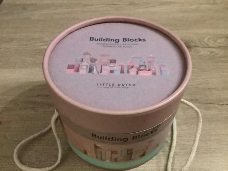 Little Dutch houten blokkendoos, Kinderen en Baby's, Speelgoed | Houten speelgoed, Zo goed als nieuw, Overige typen, Ophalen of Verzenden