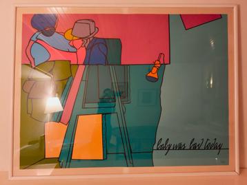 Adami Valerio litho " Baby was bad today" beschikbaar voor biedingen