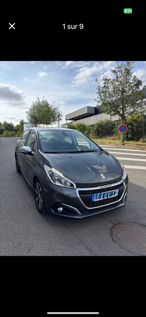Peugeot 208 1.6hdi 2016 allure, Auto's, Peugeot, Particulier, Achteruitrijcamera, Diesel, Automaat, Leder, Ophalen