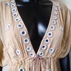 Lange zomerjurk versierd met spiegeltjes.Nieuw!!, Kleding | Dames, Lange zomerjurk, Verzenden, Nieuw