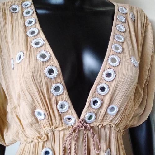 Lange zomerjurk versierd met spiegeltjes.Nieuw!!, Kleding | Dames, Jurken, Nieuw, Verzenden