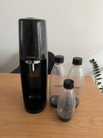 Sodastream + bonbonne de gaz presque neuve + bouteilles, Electroménager, Machines à eau pétillante, Utilisé