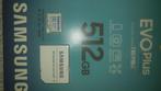 carte samsung evo plus 512 gb kaart, Ophalen of Verzenden, Nieuw, 512 GB