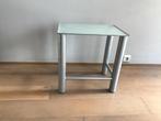 In zeer goede staat Kwalitatieve aluminum bijzettafel tafel, Huis en Inrichting, Tafels | Bijzettafels, Minder dan 45 cm, Minder dan 55 cm