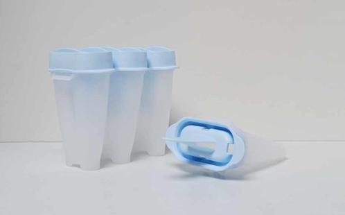 Tupperware™ « LollyTupp's » IJs - x 4 - wit en lichtblauw, Huis en Inrichting, Keuken | Tupperware, Nieuw, Bus of Trommel, Groen
