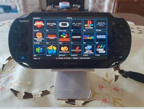 Sony PS Vita (jeux illimités), Games en Spelcomputers, Spelcomputers | Sony PlayStation Vita, Zo goed als nieuw, Ophalen