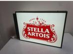 Origineel STELLA ARTOIS Licht reclamebord Anno 1366 90x70, Verzamelen, Ophalen of Verzenden, Zo goed als nieuw, Reclamebord