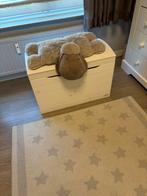 Coffre pour jouets en bois blanc, Huis en Inrichting, Woonaccessoires | Kisten, Ophalen, Zo goed als nieuw