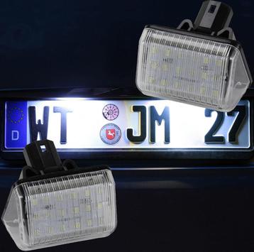 2 6000k LED-kentekenplaatlampen - Mazda 6 GG, CX-5, CX-7