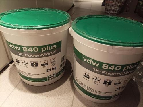 Voegmortel vdw 840 plus - 2 x 25 kg - antraciet, Tuin en Terras, Overige Tuin en Terras, Nieuw, Ophalen