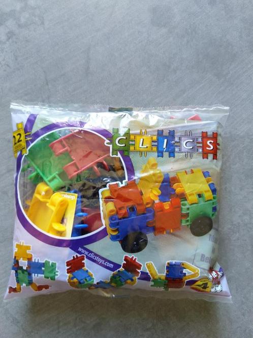 22 bouwblokken van Clics, Kinderen en Baby's, Speelgoed | Educatief en Creatief, Nieuw, Bouwen, Puzzelen, Ophalen