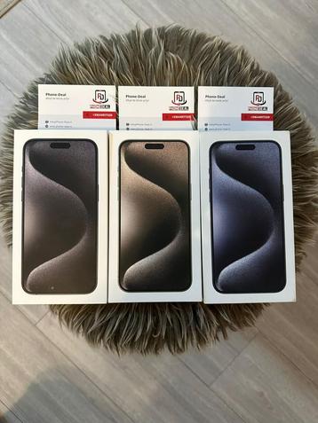 iPhone 15 pro max 256 gb black blue en naturel titanium 