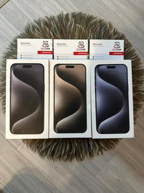 iPhone 15 pro max 256 gb black blue en naturel titanium, Telecommunicatie, Mobiele telefoons | Apple iPhone, Nieuw, Ophalen of Verzenden
