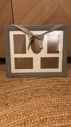 Fotokader voor meerdere weergaven met lint — grijs, Huis en Inrichting, Woonaccessoires | Lijsten, Minder dan 50 cm, Ophalen of Verzenden