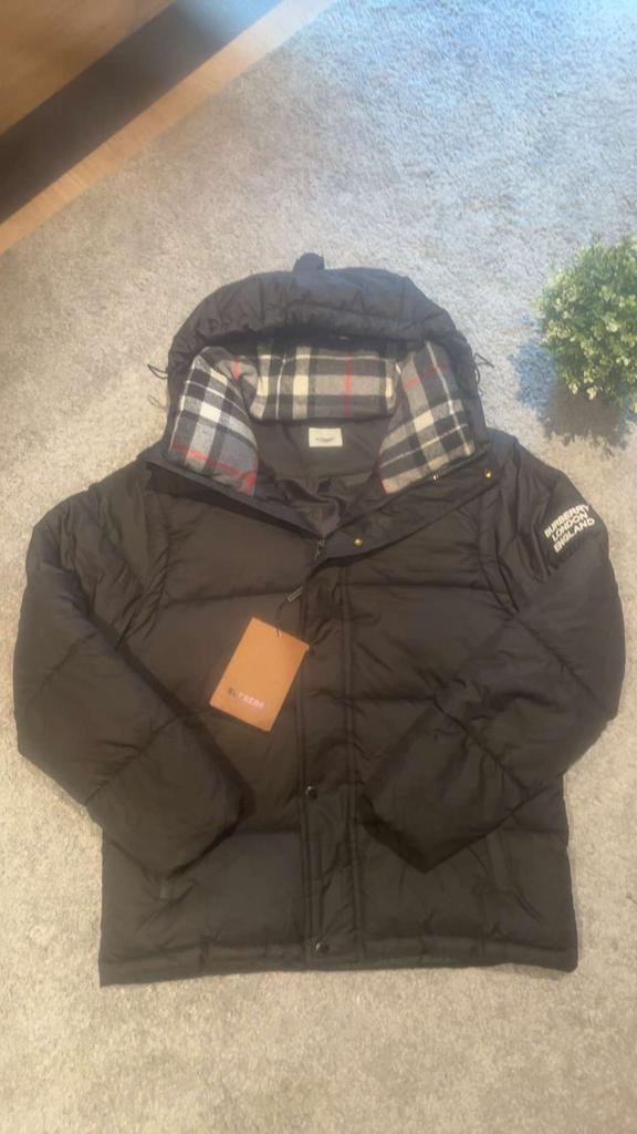 Burberry jas, Kleding | Heren, Bodywarmers, Gedragen, Maat 48/50 (M), Zwart, Verzenden