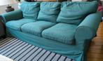 Groene driezits zetel, model Ektorp (IKEA), Ophalen, Gebruikt, Driepersoons, 75 tot 100 cm