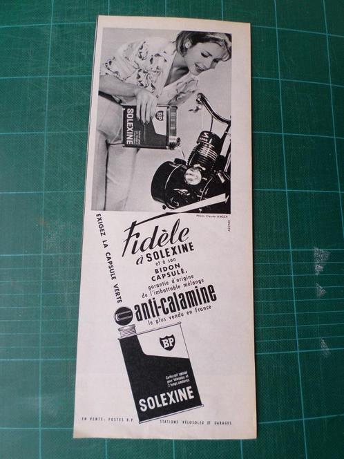 BP Solexine - publicité papier - 1964, Verzamelen, Merken en Reclamevoorwerpen, Gebruikt, Overige typen, Ophalen of Verzenden