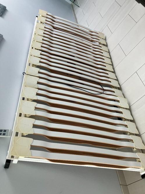 2 ELEKTRISCHE LATTENBODEM 100X200 1x zwart 1x wit, Huis en Inrichting, Slaapkamer | Matrassen en Bedbodems, Gebruikt, Bedbodem