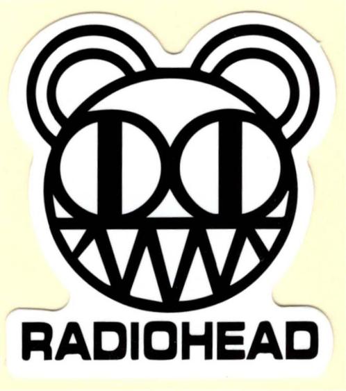 Radiohead sticker #2, Collections, Musique, Artistes & Célébrités, Neuf, Envoi