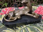 bronzen abstracte poema panter beeld, Ophalen of Verzenden