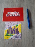 Lot stickers: radio omroep Studio Brussel Stu Bru, Verzamelen, Stickers, Ophalen of Verzenden, Zo goed als nieuw, Film, Tv of Omroep