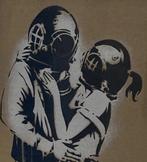 BANKSY: werk met de hand genummerd. Ingelijst verkocht, Ophalen of Verzenden