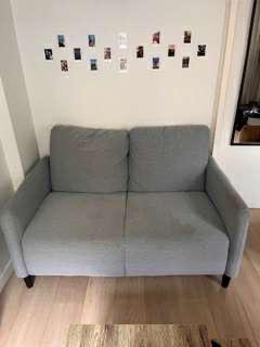 Zetel 2zits 137cm lang ideaal voor studentenkot, Huis en Inrichting, Zetels | Zetels en Chaises Longues, Gebruikt, Ophalen