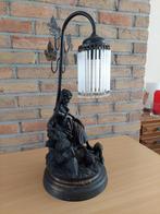 Antieke staanlamp met figuur, Ophalen