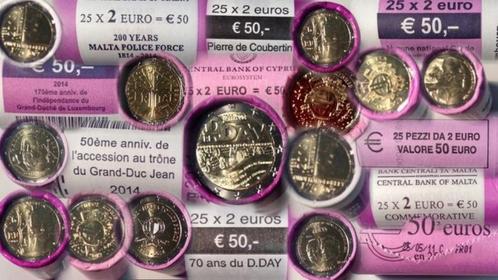 Muntrollen Speciale 2 euromunten, Timbres & Monnaies, Monnaies | Europe | Monnaies euro, Monnaie en vrac, 2 euros, Enlèvement ou Envoi