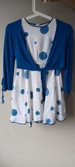Communie kleedje maat 128  met blauwe gillet, Kleding | Dames, Ophalen