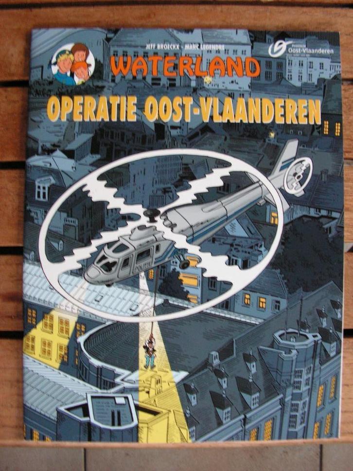 Vintage strip Waterland – Operatie Oost-Vlaanderen., Boeken, Stripverhalen, Zo goed als nieuw, Eén stripboek, Ophalen of Verzenden