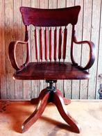 Chaise de bureau ancienne Captain's chair, Antiquités & Art, Antiquités | Bureau & Affaires, Enlèvement ou Envoi