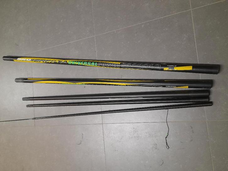 S-PRO CRESTA UNIVERSAL POWER 9,5 meter MET PULLA, Sports nautiques & Bateaux, Pêche à la ligne | Poissons blancs, Utilisé, Ligne fixe