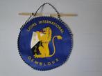 Blason Lions Club Gembloux Dia 24cm, Ophalen of Verzenden, Zo goed als nieuw
