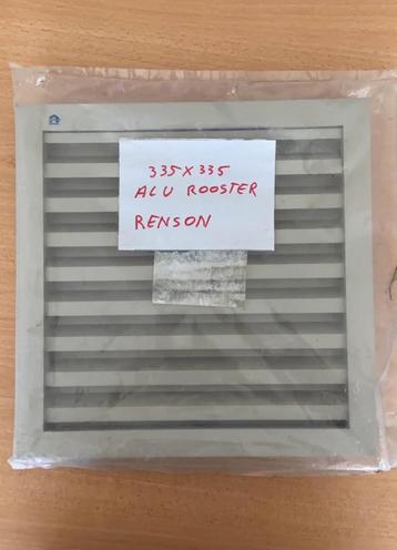 Aluminium inbouwrooster Renson 335x335 beschikbaar voor biedingen