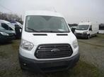 Ford Transit L3H2 , 2.2 hdi,125 pk ,airco ,gps,cruise , sens, Stof, Gebruikt, Zwart, Wit