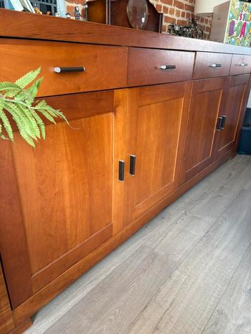 Mooie zware stevige dressoir in kerselaar, Enlèvement, Comme neuf