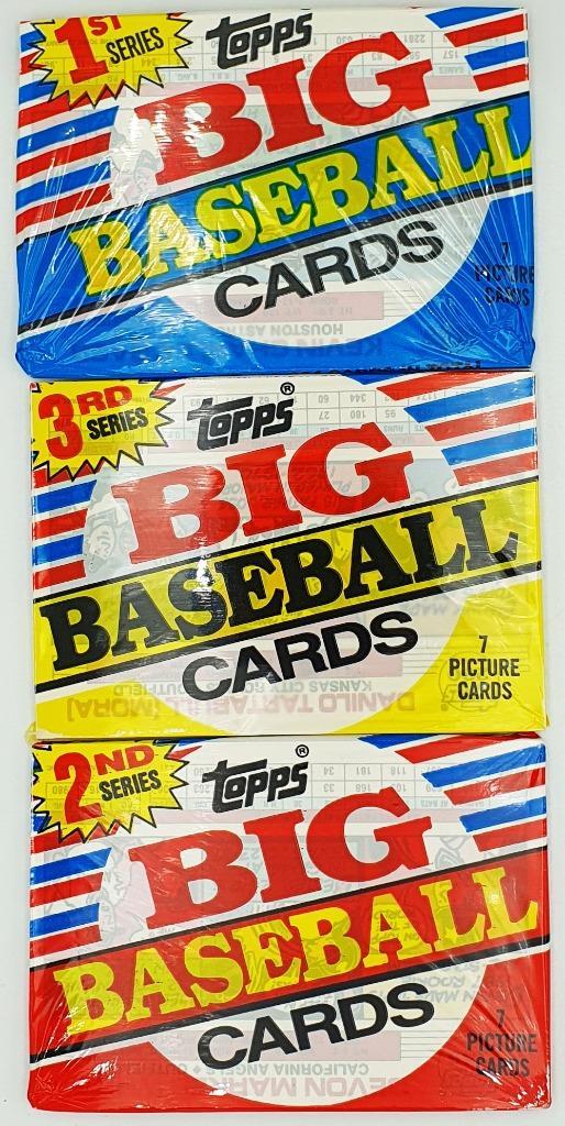 1988 USA Topps Big Baseball Cards - 1-2-3 Series - 3 Pack, Hobby en Vrije tijd, Verzamelkaartspellen | Overige, Nieuw, Booster