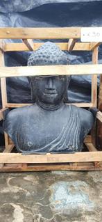 boeddha buste groot in steen, Tuin en Terras, Tuinbeelden, Nieuw, Steen, Boeddhabeeld, Ophalen