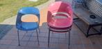 5 stapelbare Terras stoelen, Ophalen, Stapelbaar