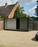 Half open zeecontainer te koop, Tuin en Terras, Overkappingen, Ophalen of Verzenden, Zo goed als nieuw, Overige typen