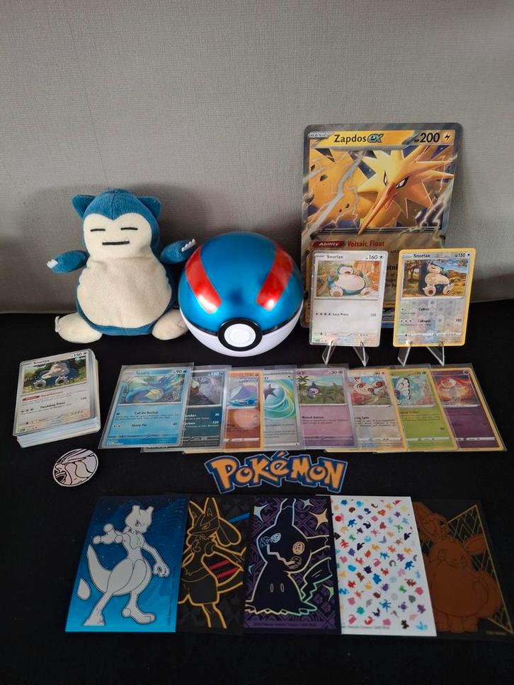 Snorlax set pokémon, Hobby en Vrije tijd, Verzamelkaartspellen | Pokémon, Zo goed als nieuw, Ophalen of Verzenden