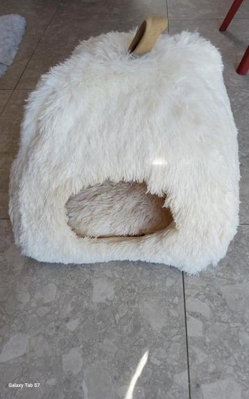 Wit-beige honde-kattemandtje beschikbaar voor biedingen