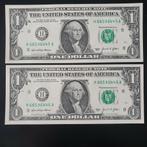 2 x 1 dollar USA UNC 2021 jaar set, Postzegels en Munten, Bankbiljetten | Amerika, Setje, Ophalen of Verzenden, Noord-Amerika